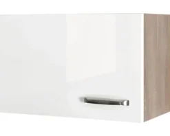 Flex Well Hängeschrank Valero BxTxH 60 x 32 x 32 cm weiß hochglanz zerlegt Anschlag reversibel 00007842