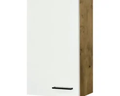Flex Well Hängeschrank Vintea BxTxH 50 x 32 x 89 cm magnolienweiss matt zerlegt Anschlag reversibel 00011657