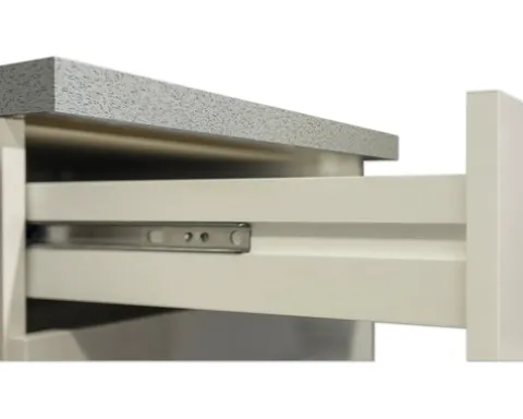 Flex Well Küchenzeile ohne Geräte Wito 280 cm weiß matt zerlegt Variante reversibel 00009223