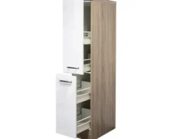 Flex Well Küchenzeile ohne Geräte Valero 310 cm weiß hochglanz zerlegt Variante reversibel 00010096