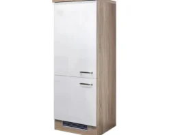 Flex Well Küchenzeile ohne Geräte Valero 310 cm weiß hochglanz zerlegt Variante reversibel 00010096