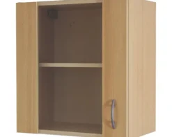 Flex Well Küchenzeile ohne Geräte Nano 300 cm buche matt zerlegt Variante reversibel 00010033