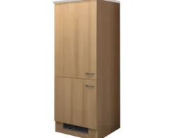 Flex Well Küchenzeile ohne Geräte Nano 300 cm buche matt zerlegt Variante reversibel 00010066