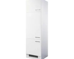 Flex Well Kühlumbauschrank für 88er Einbaukühlschrank Varo BxTxH 60 x 57 x 200 cm weiß matt zerlegt Anschlag reversibel 00010963