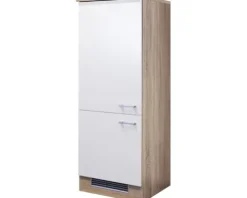 Flex Well Kühlumbauschrank für 88er Einbaukühlschrank Samoa BxTxH 60 x 60 x 161 cm weiß matt zerlegt Anschlag reversibel 00009483