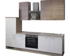Flex Well Kühlumbauschrank für 88er Einbaukühlschrank Samoa BxTxH 60 x 60 x 161 cm weiß matt zerlegt Anschlag reversibel 00009483