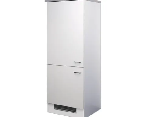 Flex Well Kühlumbauschrank für 88er Einbaukühlschrank Wito BxTxH 60 x 60 x 161 cm weiß matt zerlegt Anschlag reversibel 00009501