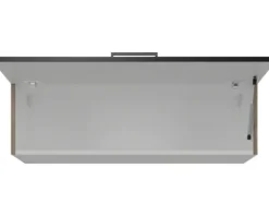 Flex Well Klapphängeschrank Capri BxTxH 100 x 32 x 32 cm schwarz matt antifingerprint zerlegt 00012575