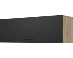 Flex Well Klapphängeschrank Capri BxTxH 100 x 32 x 32 cm schwarz matt antifingerprint zerlegt 00012575