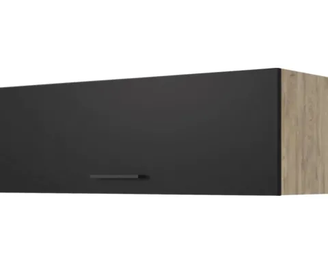 Flex Well Klapphängeschrank Capri BxTxH 100 x 32 x 32 cm schwarz matt antifingerprint zerlegt 00012575