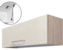 Flex Well Klapphängeschrank Nepal BxTxH 100 x 32 x 32 cm kaschmir glänzend zerlegt 00011203