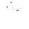 Flex Well Klapphängeschrank Santo BxTxH 100 x 32 x 32 cm anthrazit matt zerlegt 00011202