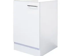 Flex Well Spülenschrank Varo BxTxH 50 x 57 x 82 cm weiß matt zerlegt Anschlag reversibel 00010968