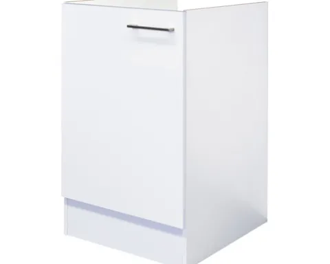 Flex Well Spülenschrank Varo BxTxH 50 x 57 x 82 cm weiß matt zerlegt Anschlag reversibel 00010968