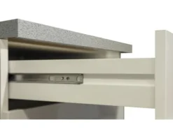 Flex Well Unterschrank mit Schublade und Drehtür Speed BxTxH 50 x 50 x 85 cm weiß matt zerlegt Anschlag reversibel 00005343