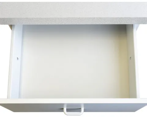 Flex Well Unterschrank mit Schublade und Drehtür Speed BxTxH 100 x 50 x 85 cm weiß matt zerlegt Anschlag links rechts 00005347