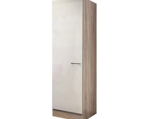 Flex Well Vorratsschrank Nepal BxTxH 50 x 57 x 200 cm kaschmir glänzend zerlegt Anschlag reversibel 00007545