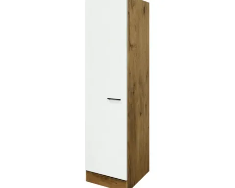 Flex Well Vorratsschrank Vintea BxTxH 50 x 57 x 200 cm magnolienweiss matt zerlegt Anschlag reversibel 00011628