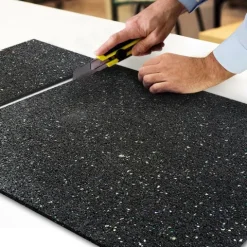 FLOORDIREKT Antivibrationsmatte - für Waschmaschinen geeignet - 60 x 60 x 1 cm