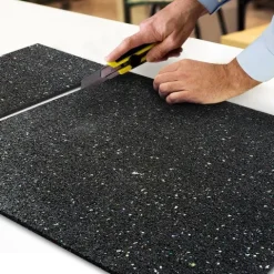 FLOORDIREKT Antivibrationsmatte - als rutschfeste Unterlage - Stärke 3 mm - 90 x 100 cm