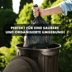 FLOORDIREKT Mülleimer Robin 60L Abfalleimer mit Deckel Geruchsdicht Hygienisch