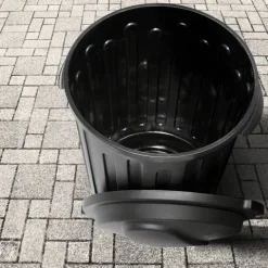 FLOORDIREKT Mülleimer Robin 60L Abfalleimer mit Deckel Geruchsdicht Hygienisch