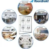 FLOORDIREKT Schaukasten Premium - Acrylglas Magnetisch Beschreibbar Alu-Rahmen - 12 x A4