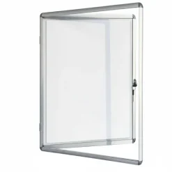 FLOORDIREKT Schaukasten Premium - Acrylglas Magnetisch Beschreibbar Alu-Rahmen - 1 x A4