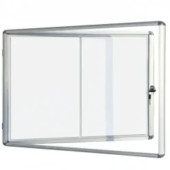 FLOORDIREKT Schaukasten Premium - Acrylglas Magnetisch Beschreibbar Alu-Rahmen - 2 x A4