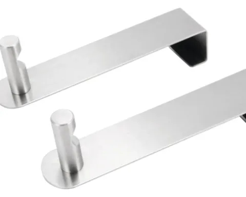 form&style Türhaken edelstahl gebürstet 2 Stück