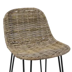 FRANK FLECHTWAREN | Rattanbarstuhl Modern Line, RATTAN, 40 x 42 x 91 cm, Sitzhöhe 67 cm, Stückpreis
