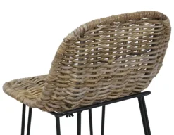 FRANK FLECHTWAREN | Rattanbarstuhl Modern Line, RATTAN, 40 x 42 x 91 cm, Sitzhöhe 67 cm, Stückpreis