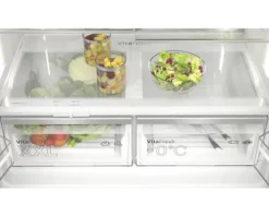French Door Kühlschrank Bosch BxHxT 90,5 x 183 x 73,1 cm Kühlteil 375 l Gefrierteil 199 l silber KFD96APEA