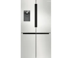 French Door Kühlschrank Bosch BxHxT 90,5 x 183 x 73,1 cm Kühlteil 375 l Gefrierteil 199 l silber KFD96APEA