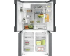 French Door Kühlschrank Kühl- und Gefrierkombination Bosch KFI96AXEA BxHxT 90,5 x 183 x 73,1 cm Kühlteil 375 l Gefrierteil 199 l