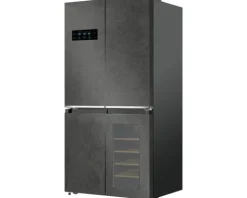 French Door Kühlschrank Weinkühlschrank Wolkenstein WCD595EWTSNF ST BxHxT 90,5 x 182 x 72 cm Kühlteil 385 l Gefrierteil 105 l für 34 Stück Flaschen