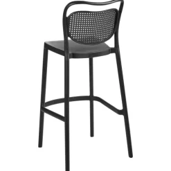 Garten-Barhocker 2er Set CELLENO Schwarz