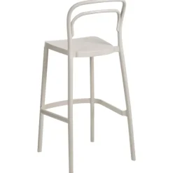Garten-Barhocker 2er Set PORANO Beige