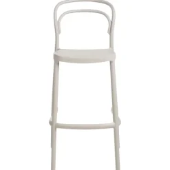 Garten-Barhocker 2er Set PORANO Beige