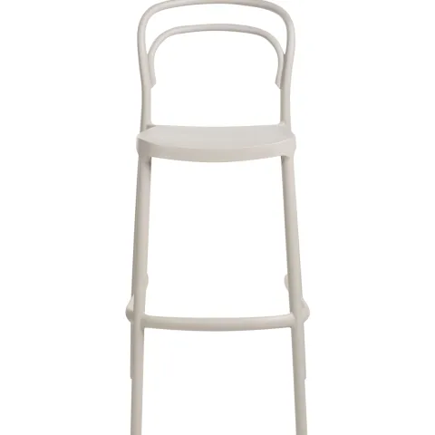 Garten-Barhocker 2er Set PORANO Beige