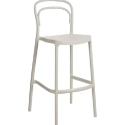 Garten-Barhocker 2er Set PORANO Beige