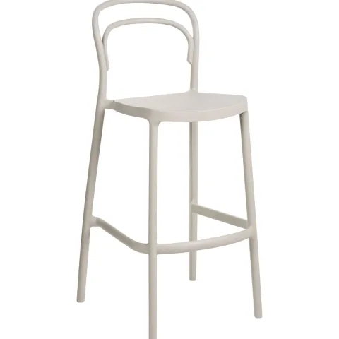 Garten-Barhocker 2er Set PORANO Beige