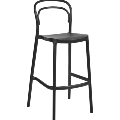 Garten-Barhocker 2er Set PORANO Schwarz