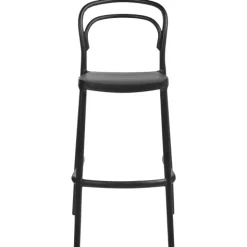 Garten-Barhocker 2er Set PORANO Schwarz