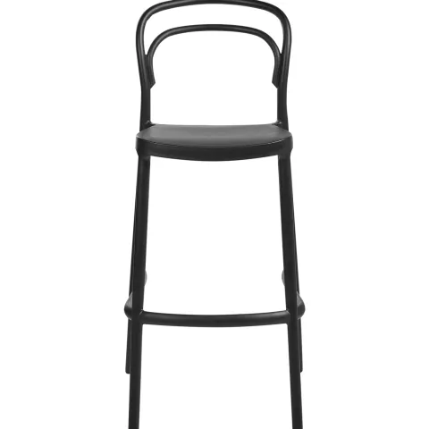 Garten-Barhocker 2er Set PORANO Schwarz