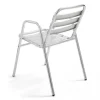 Gartenstühle aus Aluminium 48 x 61 x 75 cm - Oviala
