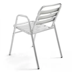 Gartenstühle aus Aluminium 48 x 61 x 75 cm - Oviala
