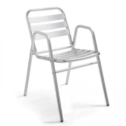 Gartenstühle aus Aluminium 48 x 61 x 75 cm - Oviala
