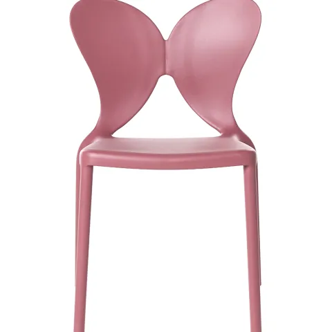 Gartenstuhl 2er Set LARISSA stapelbar Rosa