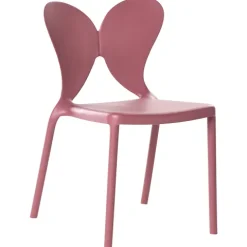 Gartenstuhl 2er Set LARISSA stapelbar Rosa